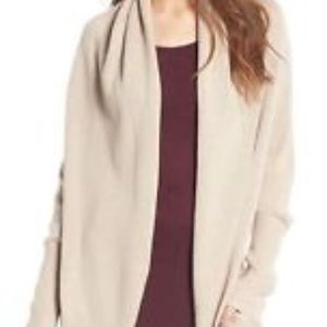 Lieth Tan Long Sleeve Knit Circle Cardigan